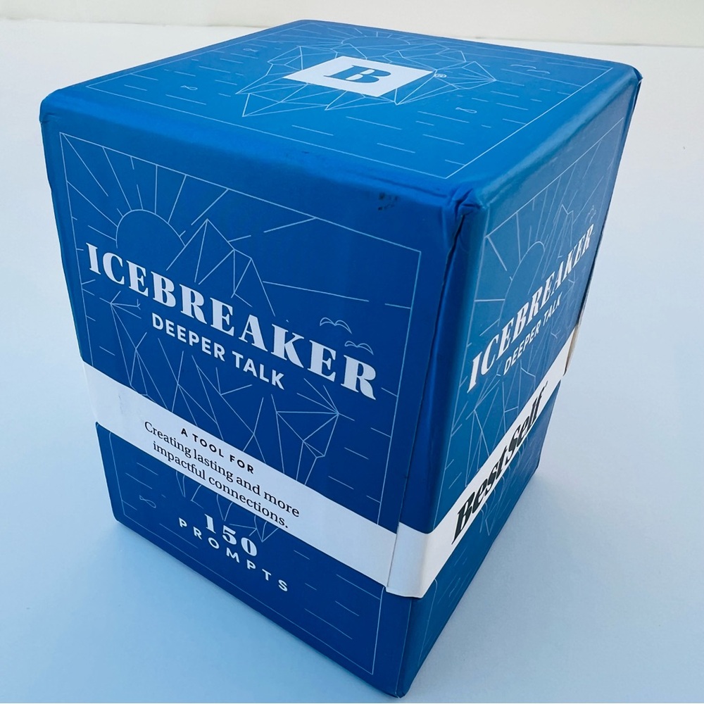 Starter Conversation Ice Breaker Deeper Talk 150Cards/Prompts Relationship Guide